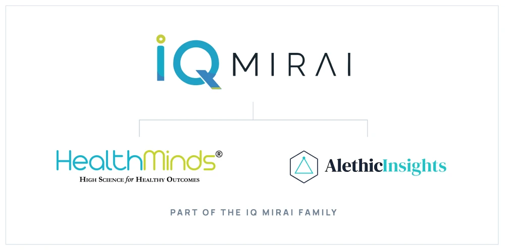 IQ Mirai: A New Identity, Rooted in the Legacy of HealthMinds × Alethic Insights Introducing IQ MIRAI – the new identity emerging from the coming together of HealthMinds × Alethic Insights.